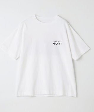 NAVE タブチ×NAVE プリント半袖Ｔシャツ ホワイト系