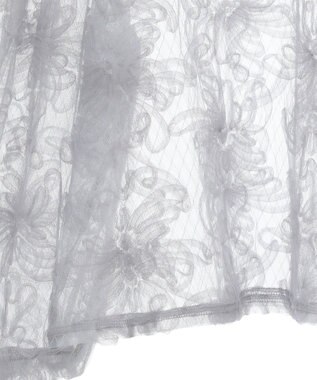 Green Parks チュールレイヤードブラウス White