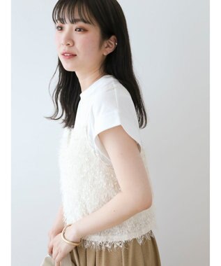 Green Parks テープヤーンキャミビスチェ Ecru