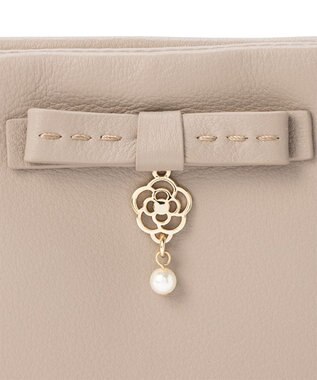 CLATHAS リラン ラウンド長財布 ベージュ