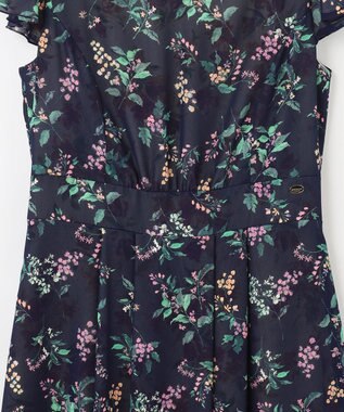 TOCCA 【洗える！】WATERCOLOR HARMONY ロングドレス ネイビー系