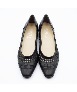 APOM フレンチスクエアメッシュフラット ブラック