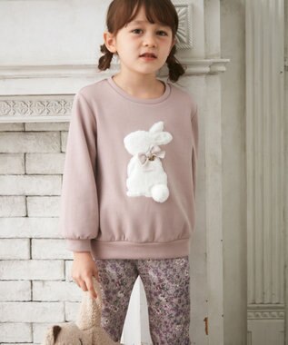 ANY KIDS アニマルアップリ トレーナー ウサギ