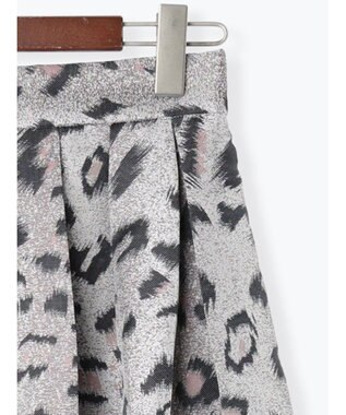Te chichi レオパードジャガードフレアスカート《2025Autumn catalog vol.2 item》 グレー