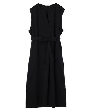 Green Parks ハイスペック共布リボン付ジャンスカ Black