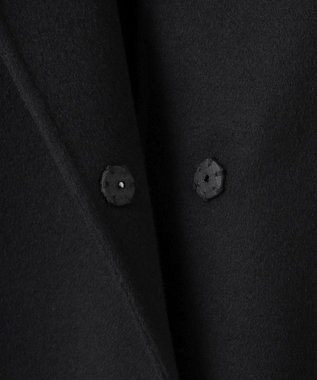 ICB L WoolRever  スタンドカラージレ ブラック系