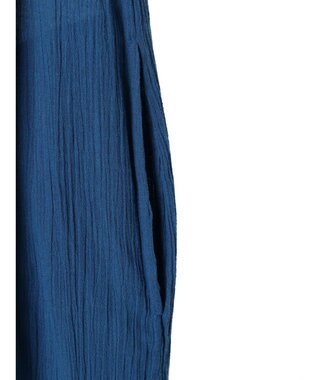 earth music&ecology 綿クレープワンピース（無地） Blue