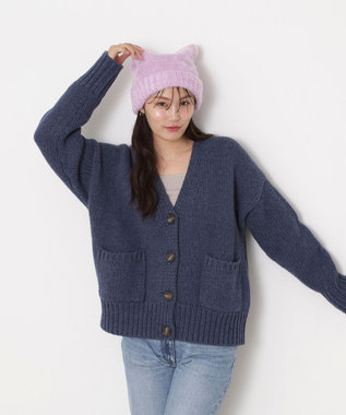 MOONBAT PAUL&JOE ACCESSOIRES(ポール&ジョー)ネコミミ シャギー ニット帽