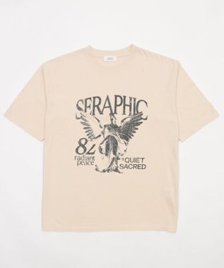 WEGO 【ユニセックス着用ITEM/MLサイズ展開】ブリーチヴィンテージグラフィックT（SS） オフホワイト