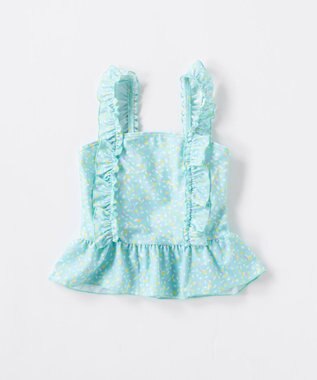OP／FILA 【marie claire ENFANTS】フリルセパレート水着 ミント