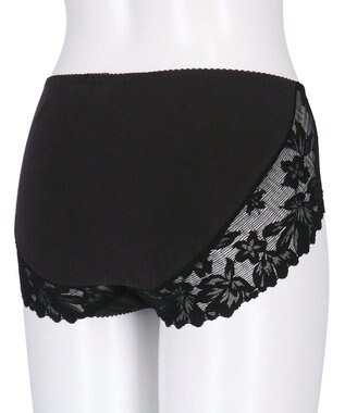 WACOAL ショーツ 【すそピタショーツ】 動いても裾がズレ上がりにくい 綿混(本体) はきこみ丈ふつう レディース PPD265 /ワコール ブラック