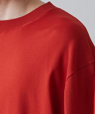 UNFILO MENS 【抗菌防臭】イージーケア ライトニットT [23年春夏商品] オレンジ