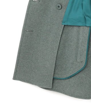 23区 S 【~8/23まで受注生産/受注限定カラー】MANTECOPureリバー ショートコート セージ系