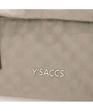 Y'SACCS Polka Dots 口折れショルダー グレージュ