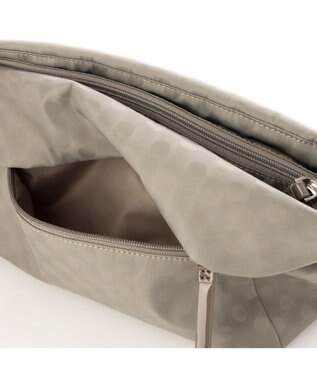 Y'SACCS Polka Dots 口折れショルダー グレージュ