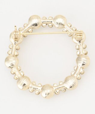 ANY 【2セット】【親子で使える】パールビジューブローチ ゴールド