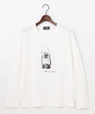 JOSEPH ABBOUD MOUNTAIN 【テーム・ヤルビー コラボ・サスティナブル】ビオグレース天竺 Tシャツ ホワイト系