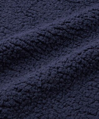 MIKI HOUSE HOT BISCUITS お耳付きボアフリース ダッフルマントギフトセット【BOX付き】 紺