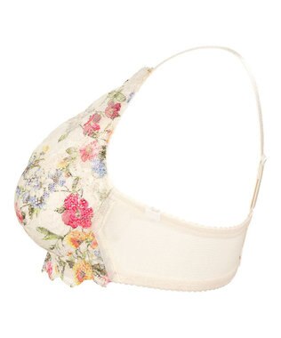 WACOAL 【重力に負けないバストケアBra】 ノンワイヤー バストを重力から守る まる胸キープ ラクなつけごこち サイドのラインすっきり ブラジャー レディース BRA184 /ワコール クリーム