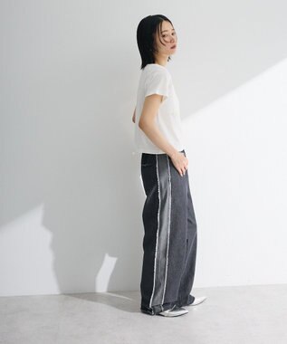 Green Parks ・ｓｗｉｎｇ　ｂｙ　パールリボンモチーフＴＥＥ Off White