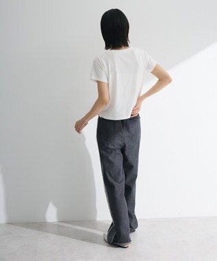 Green Parks ・ｓｗｉｎｇ　ｂｙ　パールリボンモチーフＴＥＥ Off White