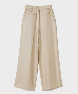 GRACE CONTINENTAL シルクツイルイージーパンツ ベージュ