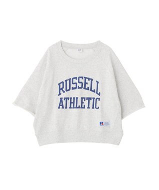 AMERICAN HOLIC 【RUSSELL】ロゴ半袖スウェット Gray Mixture