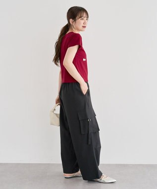 Green Parks ・ｓｗｉｎｇ　ｂｙ　パールリボンモチーフＴＥＥ Bordeaux