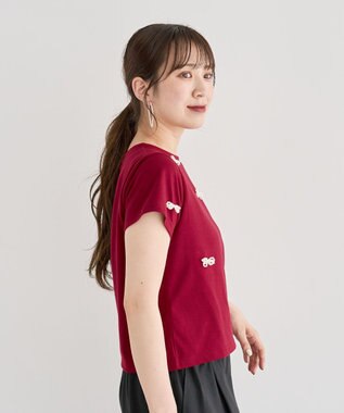 Green Parks ・ｓｗｉｎｇ　ｂｙ　パールリボンモチーフＴＥＥ Bordeaux