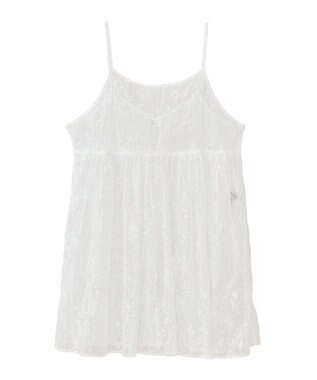 Green Parks 前後２ＷＡＹレーススパンコールビスチェ Off White