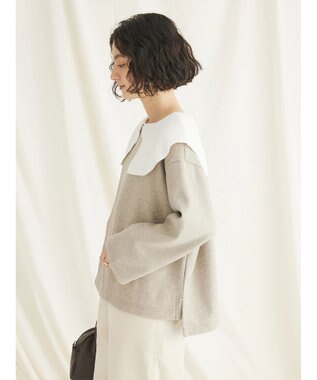 CRAFT STANDARD BOUTIQUE 圧縮ニットソープルオーバー Beige