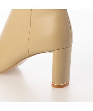 MODE ET JACOMO <MODE ET JACOMO>サイドベルトスクエアトゥショートブーツ ライトイエロー