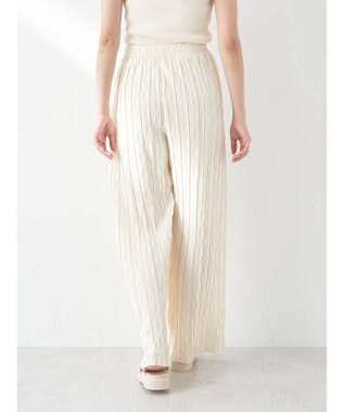 earth music&ecology リラックスセルフカットパンツ（Ｉｖｏｒｙ） Ivory