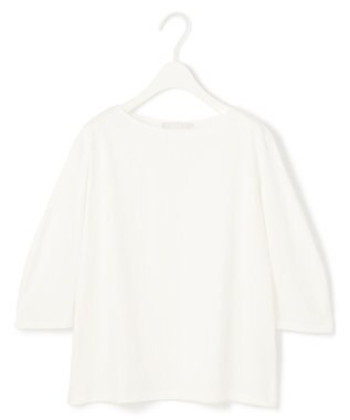 ICB 【接触冷感・UVケア・洗える】 コンフォートプレーティング デザインカットソー オフホワイト系