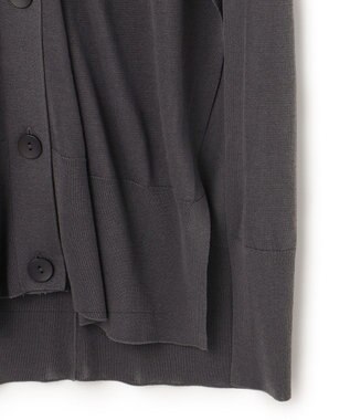 ICB L 【マガジン掲載】Stiffen ロング カーディガン（番号CH62） ダルブルー系