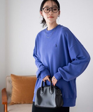 WEGO U.S. POLO ASSN.|別注ワンポイントスウェットプルオーバー パープル