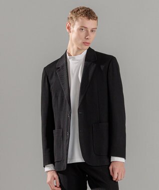 JOSEPH HOMME ソフトタックジャージー　ジャケット ブラック系