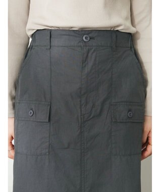 CRAFT STANDARD BOUTIQUE デザインポケットワークスカート Charcoal Gray