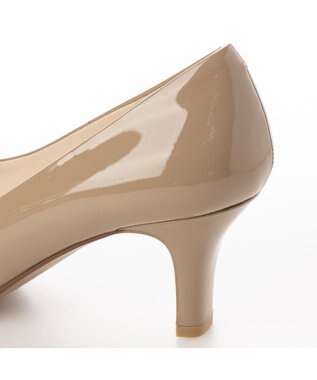 Riz raffinee <Riz raffinee>【3E】ラウンドトゥパンプス ダークベージュエナメル