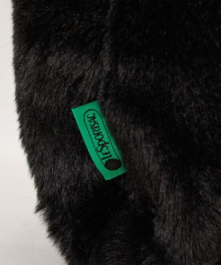 LeSportsac FUR SHOULDER TOTE/ブラックフラッフィーファー ブラックフラッフィーファー