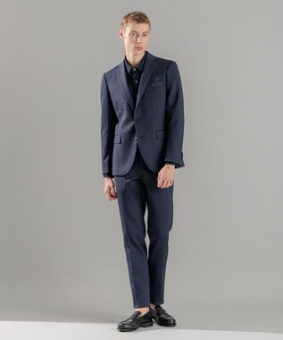 JOSEPH HOMME ウーブンジャガード　テーラードジャケット ネイビー系