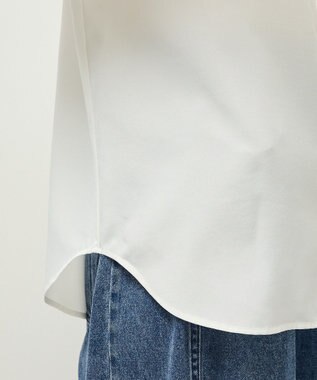 Green Parks ボウタイインナーシャツ Off White