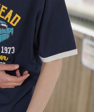 WEGO グラフィックリンガーT（SS） ネイビー