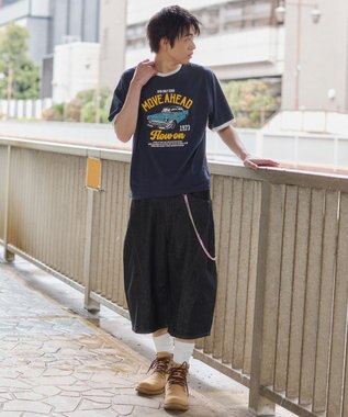 WEGO グラフィックリンガーT（SS） ネイビー