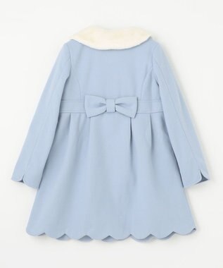 ANY KIDS ウール ライク コート サックスブルー