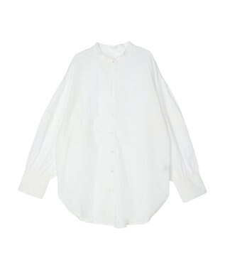 Green Parks ボリュームタックブラウス Off White
