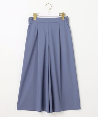 ANY SIS 【洗える】エアリーワイド クロップド パンツ ダルブルー