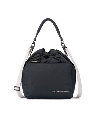 ZERO HALLIBURTON 【雑誌掲載】 DICROS SOLOシリーズ 巾着ショルダーバッグ ZHG-B DS 85006 ネイビー