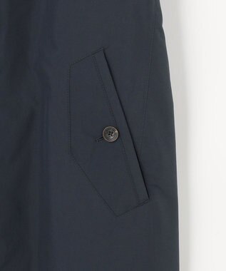 JOSEPH ABBOUD 【フード脱着仕様/JAPANファブリック/ECO撥水】ステンカラー コート ネイビー系