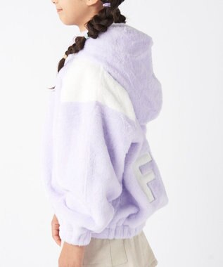 OP／FILA 【FILA】ボアジャケット/キッズ ラベンダー